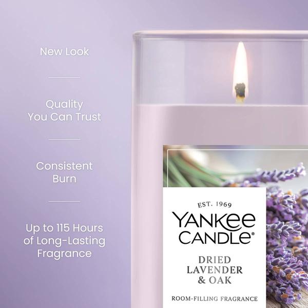 Yankee Candle(R) 14.25oz. Dried Lavender Oak Pillar Candle alternate view