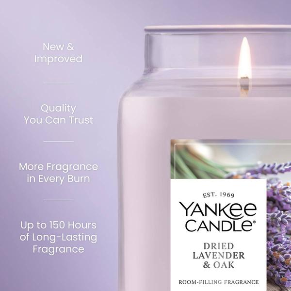 Yankee Candle(R) 22oz. Dried Lavender Oak Jar Candle alternate view