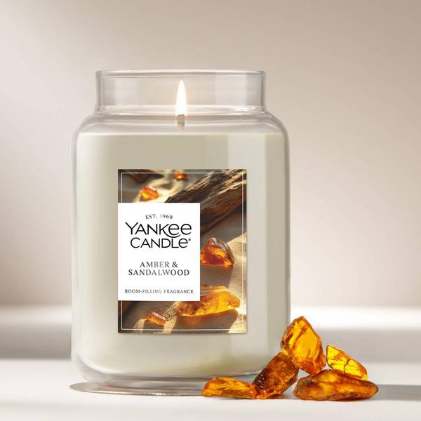 Yankee Candle(R) 22oz. Amber & Sandalwood Jar Candle