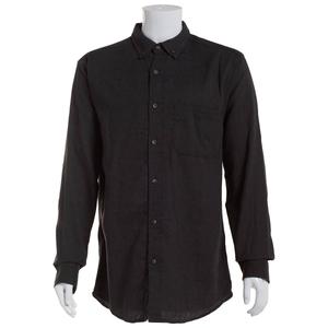Mens Big & Tall Mountain Ridge Flannel Shirt - Black/Charcoal alternate view