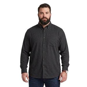 Mens Big & Tall Mountain Ridge Flannel Shirt - Black/Charcoal