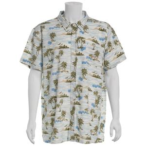 Young Mens VSTR Short Sleeve Stretch Button Down Shirt - White alternate view