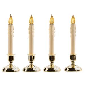IMC Cape Cod 4pc. LED Battery Window Candle with Light Sensor Set