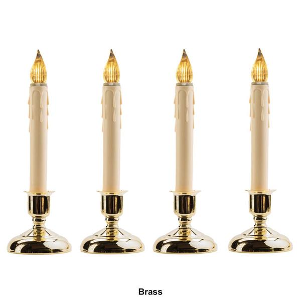 IMC Cape Cod 4pc. LED Battery Window Candle with Light Sensor Set alternate view
