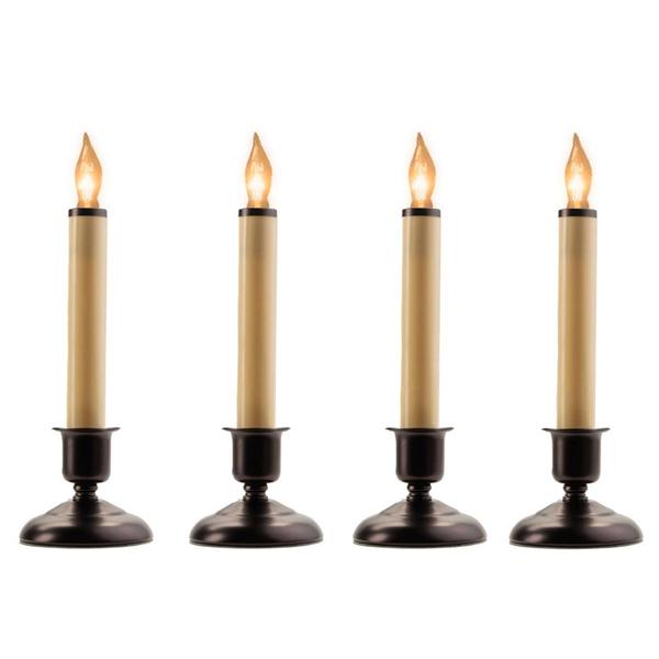 IMC Cape Cod 4pc. Electric Window Candle Set