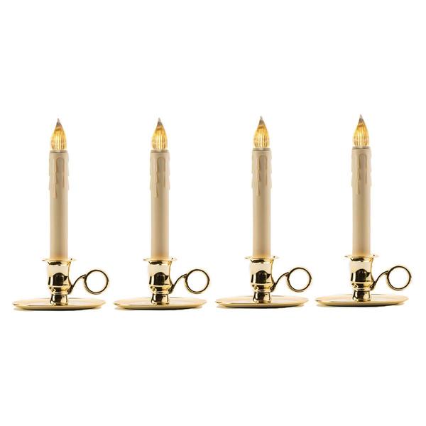 IMC Williamsburg 4pc. LED Battery Window Candle Set