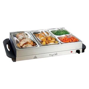 MegaChef Buffet Server & Food Warmer with 4 Removable Trays