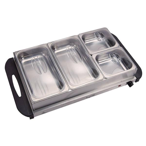 MegaChef Buffet Server & Food Warmer with 4 Removable Trays alternate view