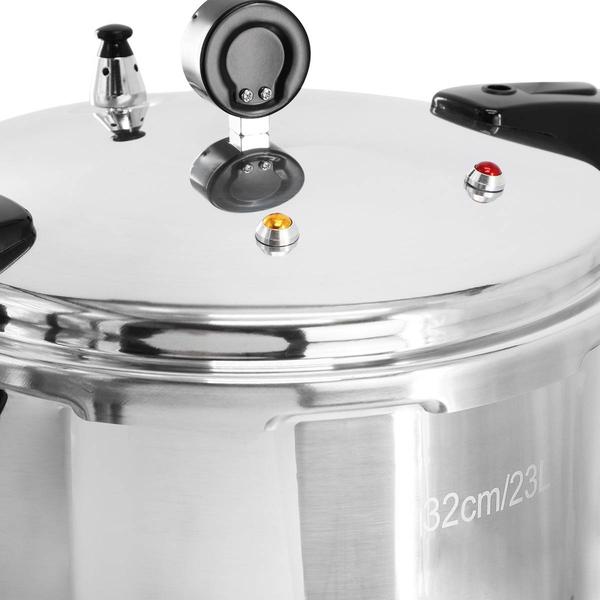 MegaChef 24qt. Aluminum Stovetop Pressure Cooker alternate view