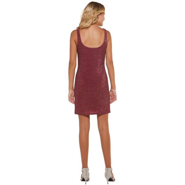 Juniors Madden Girl Metallic Knit Scoop Neck Mini Sheath Dress alternate view