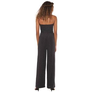 Juniors Madden Girl Lurex Knit Ruched V-Waist Tube Jumpsuit alternate view
