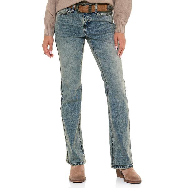 Juniors Madden Girl Bootcut Jeans with Brown Western Belt