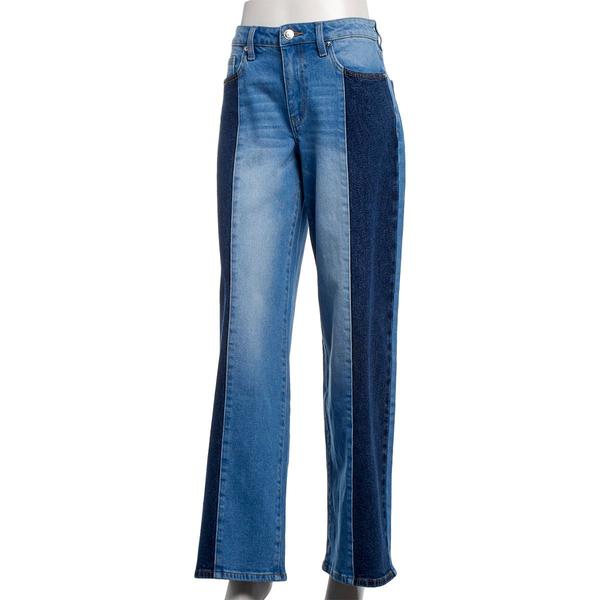 Juniors Madden Girl Color Block Wide Leg Jeans alternate view