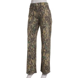 Juniors Madden Girl 90's Fit Wide Leg Twill Camo Jeans alternate view