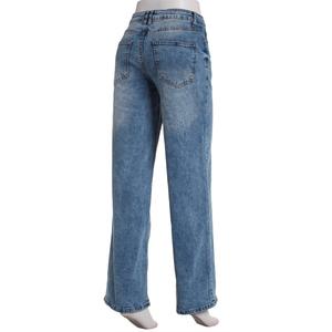 Juniors Madden Girl Ultra 90's Wide Leg Jeans- Medium Wash alternate view