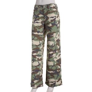 Juniors Madden Girl 90's Wide Leg Twill Camo Pants