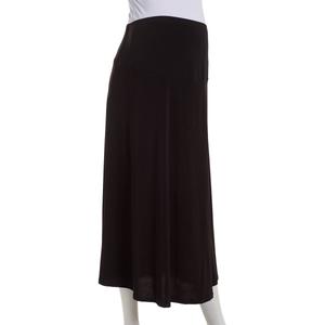 Womens Maternity Due Time Solid Pull On Skirt