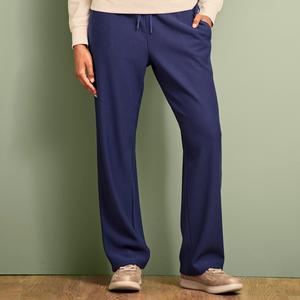 Womens LANDS END(R) Ottoman Solid Drawstring Pants