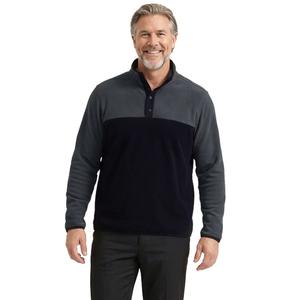 Mens LANDS END(R) Color Block Polar Snap Henley