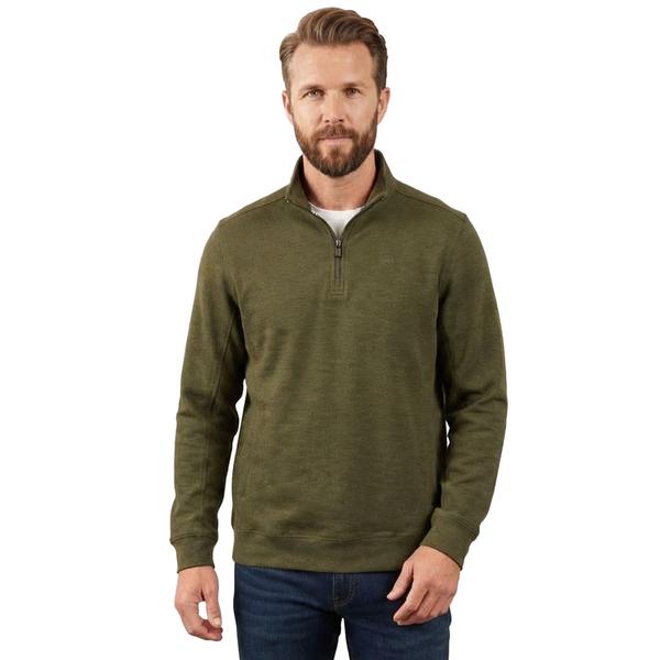 Mens LANDS END(R) Logan 1/4 Zip Mock Neck Sweater