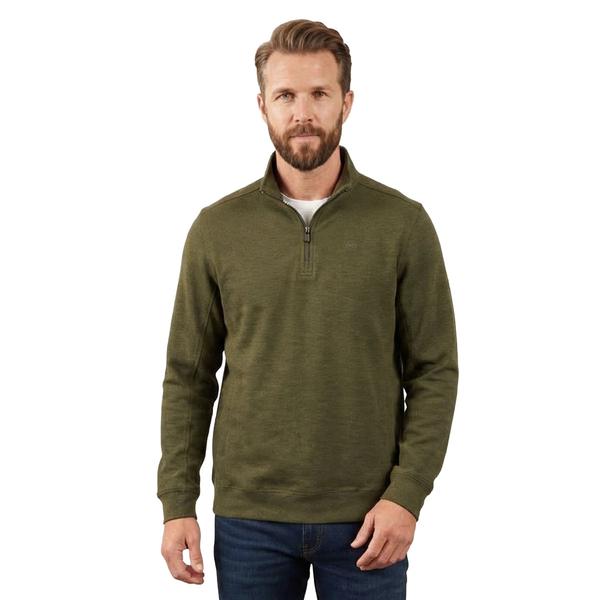 Mens LANDS END(R) Logan 1/4 Zip Mock Neck Sweater alternate view