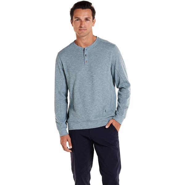 Mens LANDS END(R) Ridgeline Henley alternate view