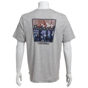 Mens LANDS END(R) Short Sleeve Graphic Tee - Light Heather Grey alternate view