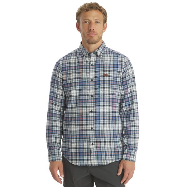Mens LANDS END(R) Campside Flannel Shirt - Riverside