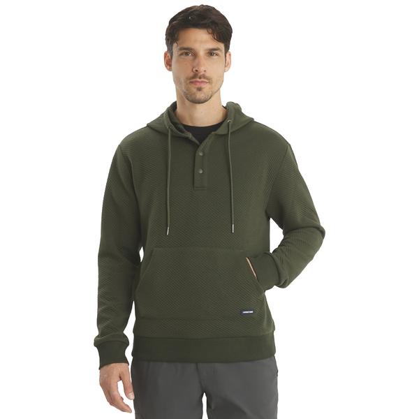 Mens LANDS END(R) Ottoman Fleece Hoodie