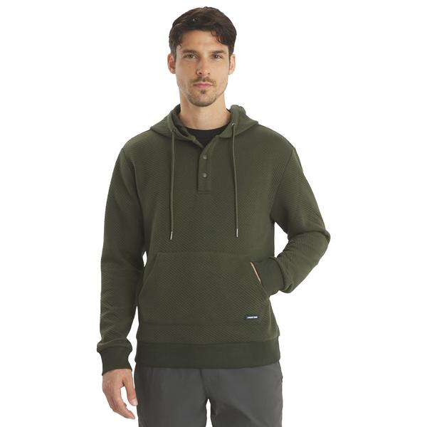 Mens LANDS END(R) Ottoman Fleece Hoodie alternate view