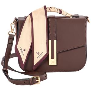 London Fog Lacey Top Handle Crossbody with Scarf