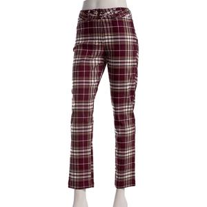 Juniors Zoe & Phoebe Triple Button Plaid Millennium Ankle Pants alternate view