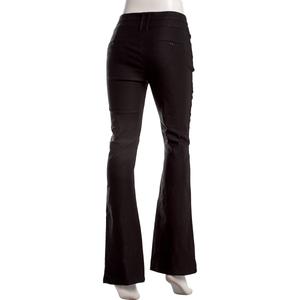 Juniors Zoe + Phoebe Millennium Cat Eye Pocket Flare Pants alternate view