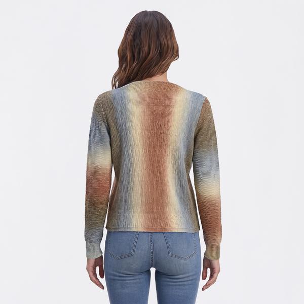 Womens Preswick & Moore(R) Long Sleeve Ombre Wool Sweater alternate view