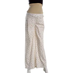 Womens Maternity Zoe + Phoebe Pull On Floral Denim Jeans