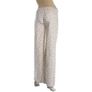 Womens Maternity Zoe + Phoebe Pull On Floral Denim Jeans alternate view