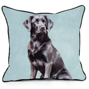 Black Lab Decorative Pillow - 18 x 18