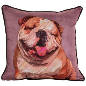 Bulldog Decorative Pillow - 18x18in.