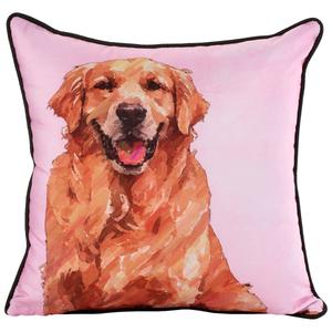 Golden Retriever Decorative Pillow - 18x18in. alternate view