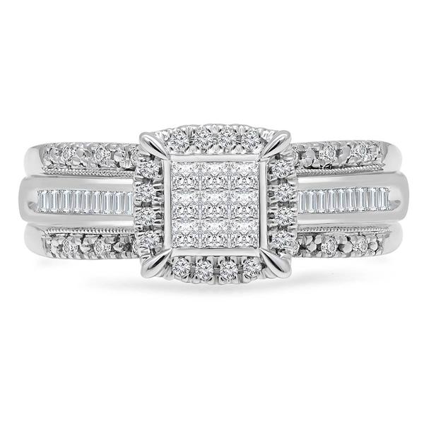 Diamond Classics(tm) White Gold 1ctw. Diamond Bridal Ring