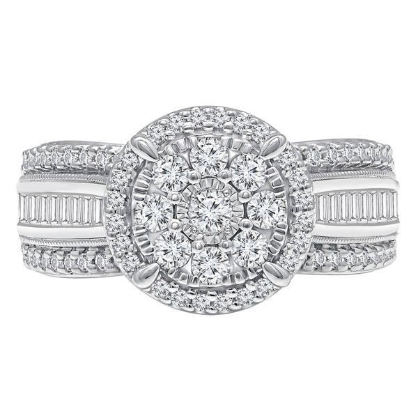 Diamond Classics(tm) White Gold 1ctw. Diamond Circle Cut Bridal Ring