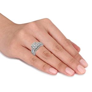 Diamond Classics(tm) White Gold 1ctw. Diamond Circle Cut Bridal Ring alternate view