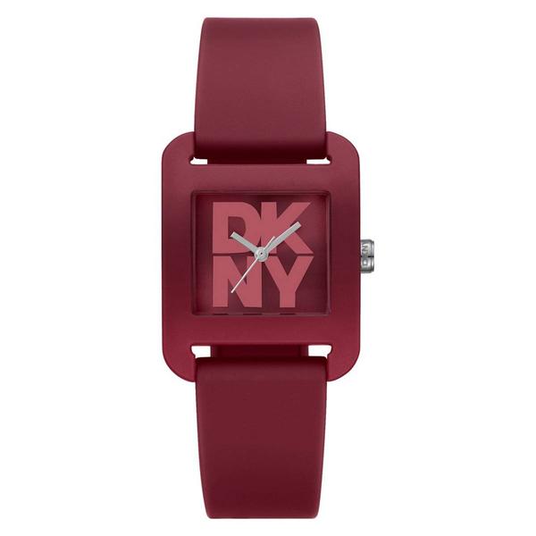 Womens DKNY City Sport Dark Red Strap Watch - DK1L002P0035