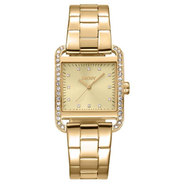 Womens DKNY City Glitz Champagne Dial Watch - DK1L003M0025