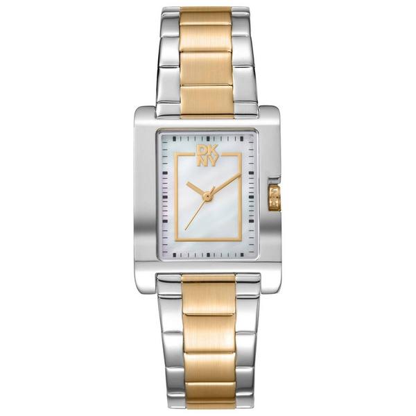 Womens DKNY Westside Midi Mother of Pearl Watch - DK1L007M0085