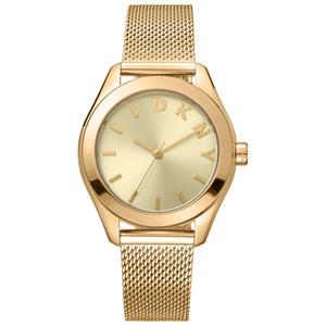 Womens DKNY Astoria Logo Champagne Dial Watch - DK1L032M0025