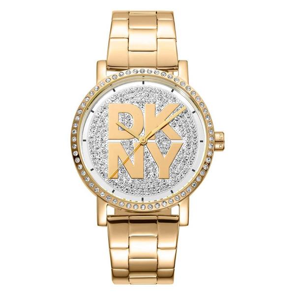 Womens DKNY Soho Logo Silver Dial Bracelet Watch - DK1L035M0215 alternate view