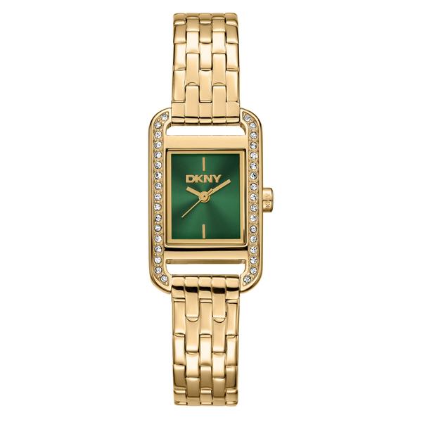 Womens DKNY Signature Shape Green Dial Watch - DK1L117M0045