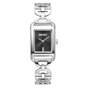 Womens DKNY Open Link Black Dial Bracelet Watch - DK1L142M0225