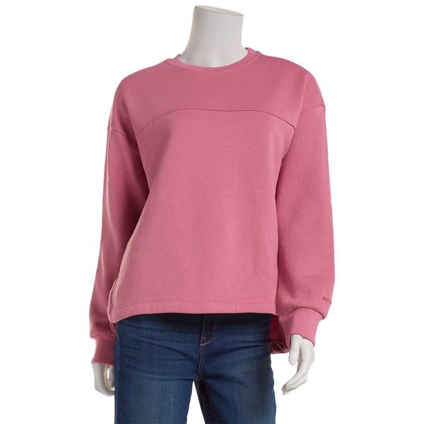 Womens Spyder Crew Neck Solid Chest Seam Pullover Sweatshirt alternate view